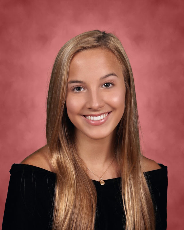 Huntington High School senior Colette Barron.