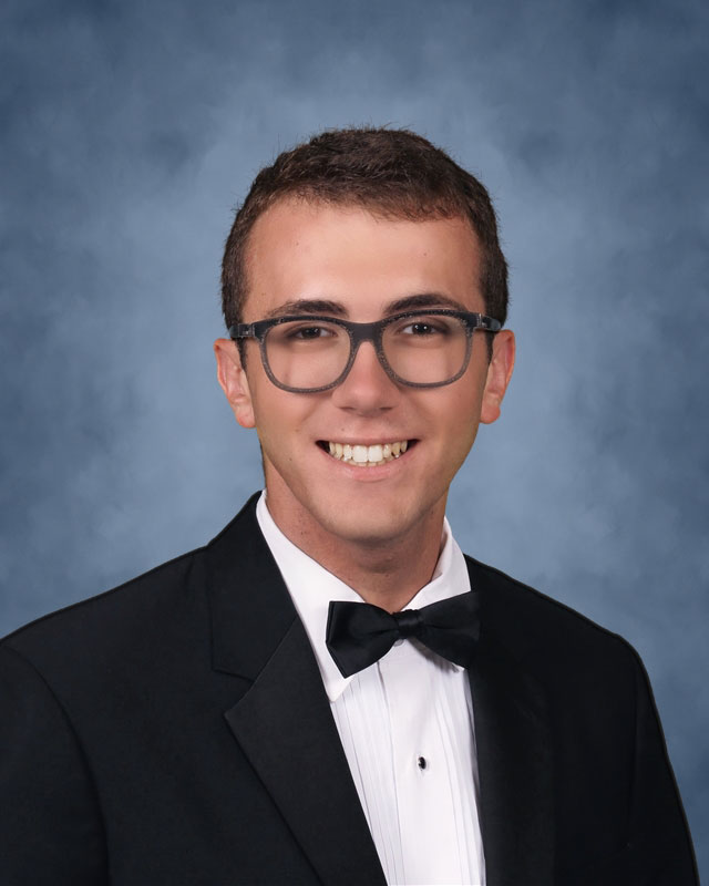 Class of 2019 salutatorian Ryan Hoffmann is headed to Northeastern University