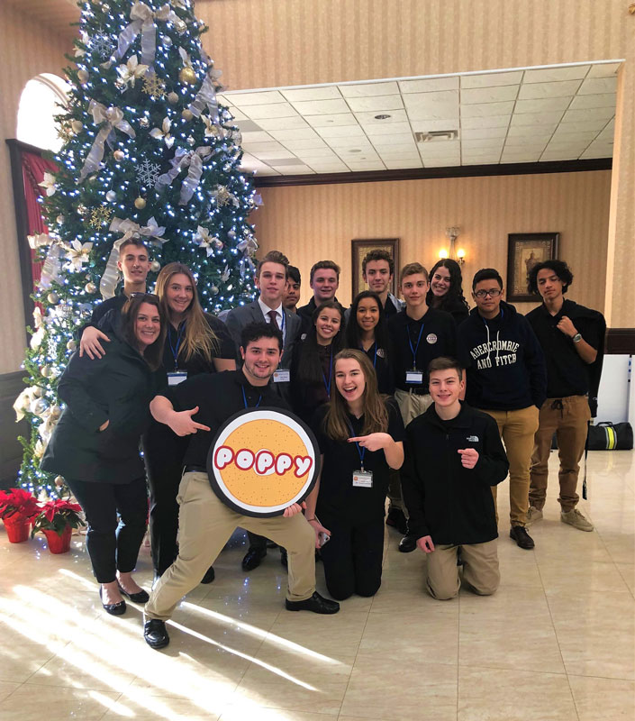 The Poppy company team is comprised of bright, articulate and creative teenagers.