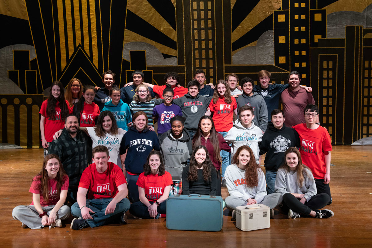 The pit orchestra was splendid at last week's Huntington High School musical. (Darin Reed photo.)