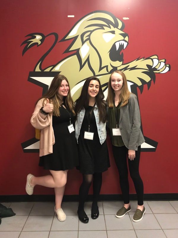 Huntington High School science research program participants enjoyed their experience at the Molloy College science fair.