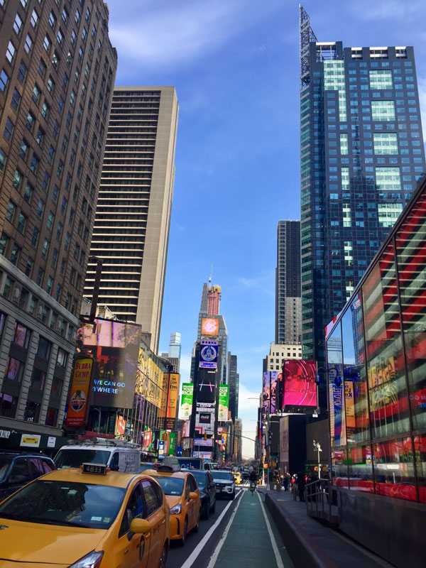 The streets of Manhattan offered endless possibilities for Huntington High School's photographers.