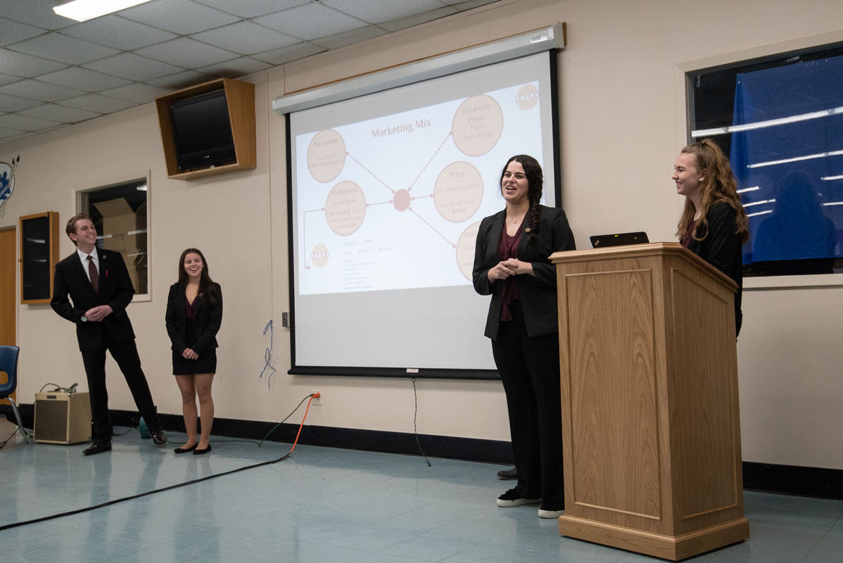 Poppy's presentation team was impressive. (Darin Reed photo.)