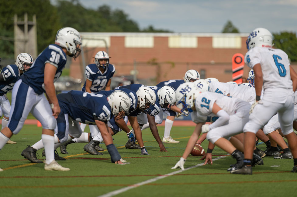 The Huntington football team kicks off practice on Monday, August 19. (Darin Reed photo)