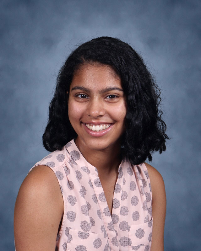  Huntington High School senior Diya Rai-Gersappe. 