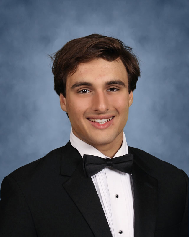 Huntington Class of 2019 member Bryce Criscuola.