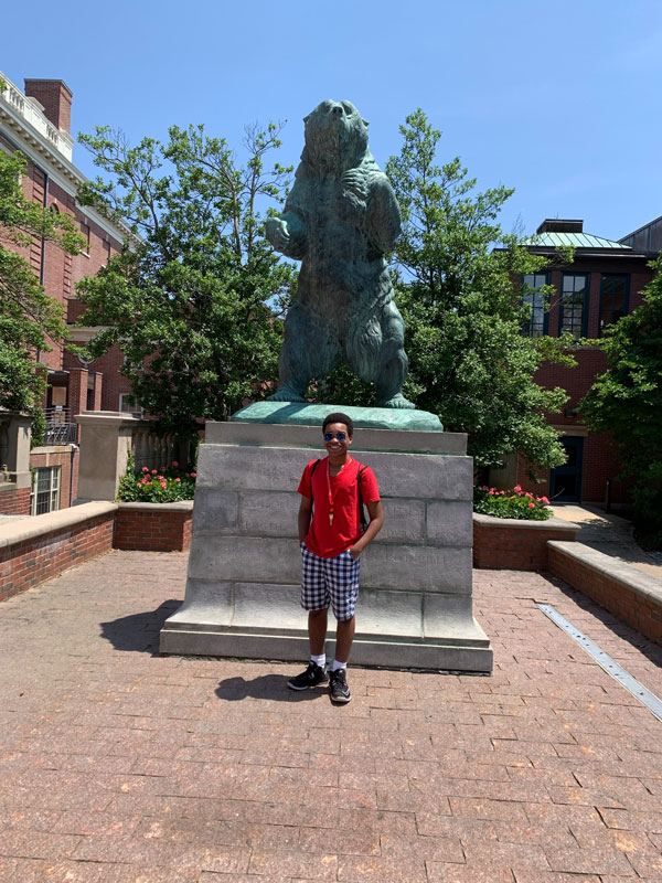 Huntington senior Robert Jean-Gilles thoroughly enjoyed his summer experience at Brown University.