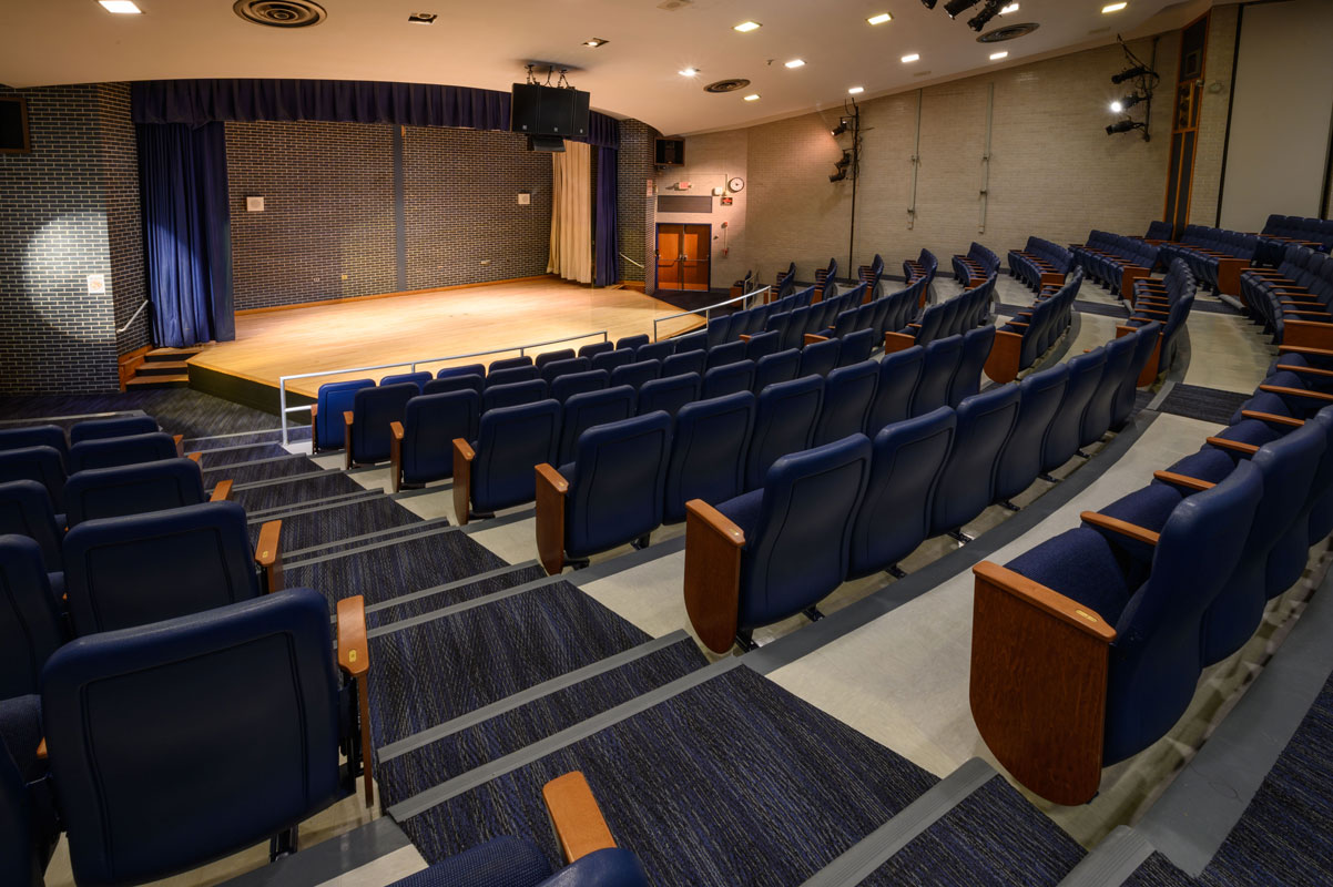 J. Taylor Finley Middle School's LGI-auditorium has been completely refurbished)