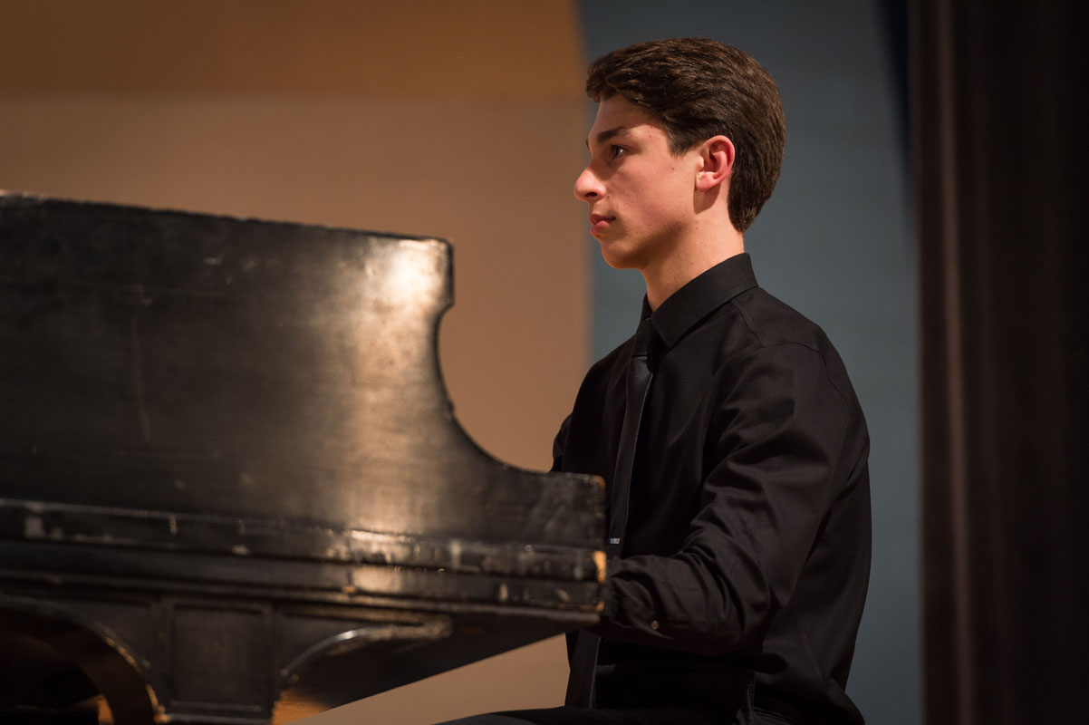 Huntington's Julien Rentsch is a standout composer and musician. (Darin Reed photo)