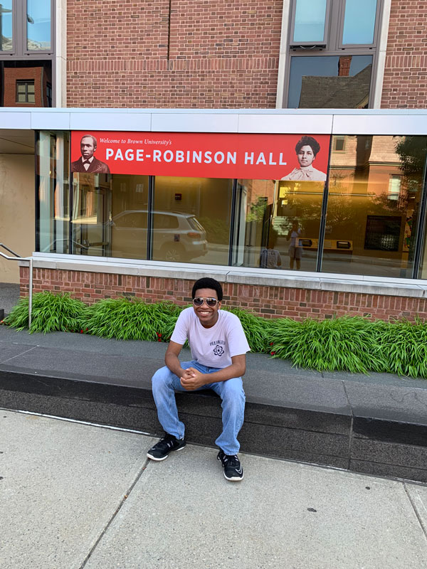 Huntington senior Robert Jean-Gilles thoroughly enjoyed his summer experience at Brown University 