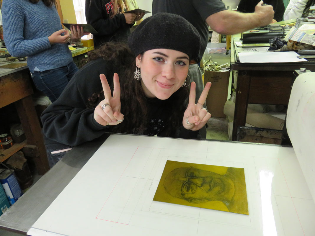 Josie Fasolino enjoyed every minute of her time in Dan Welden's studio in Sag Harbor (1)