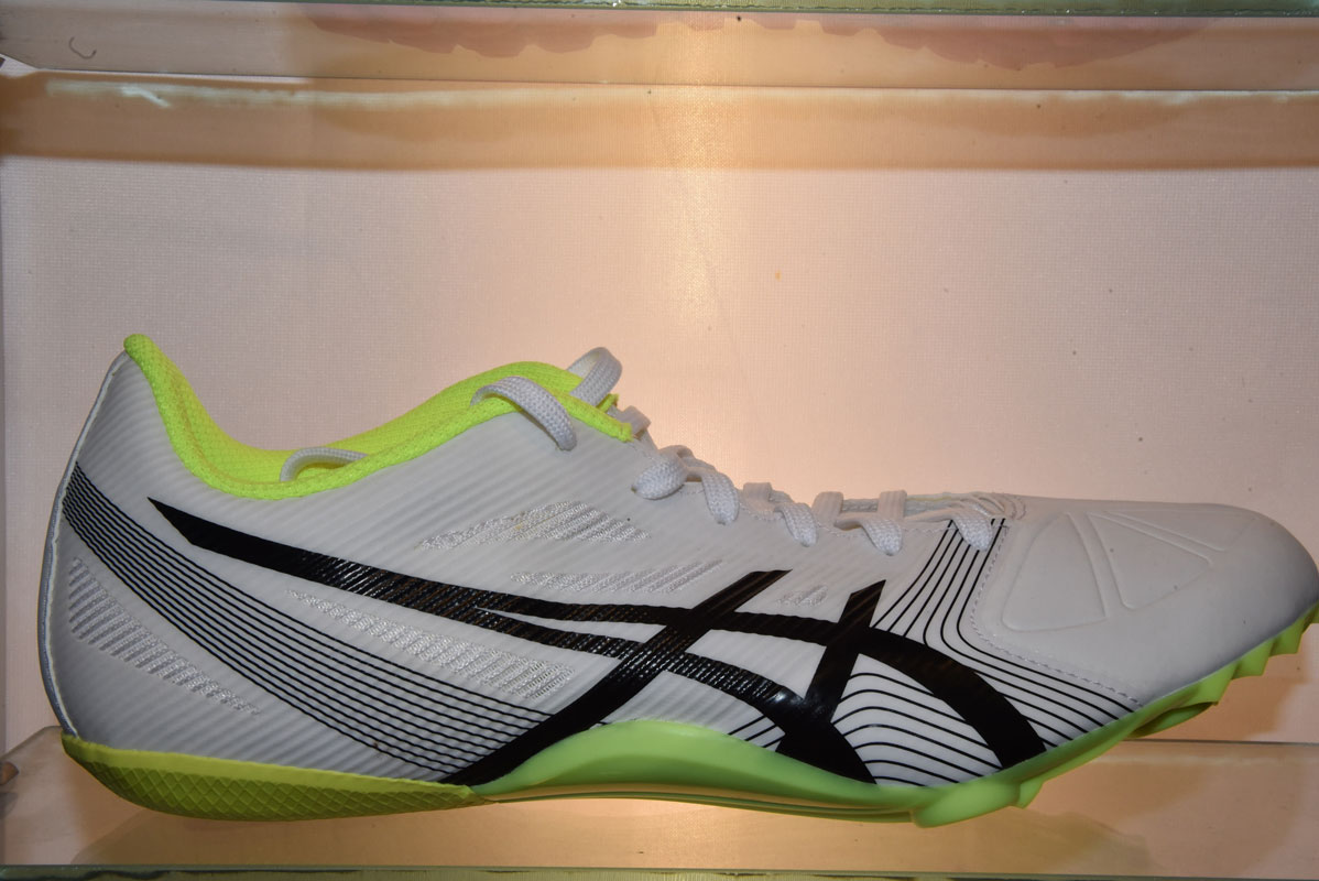  About two dozen Blue Devils were outfitted with track shoes for this year's winter and spring seasons  