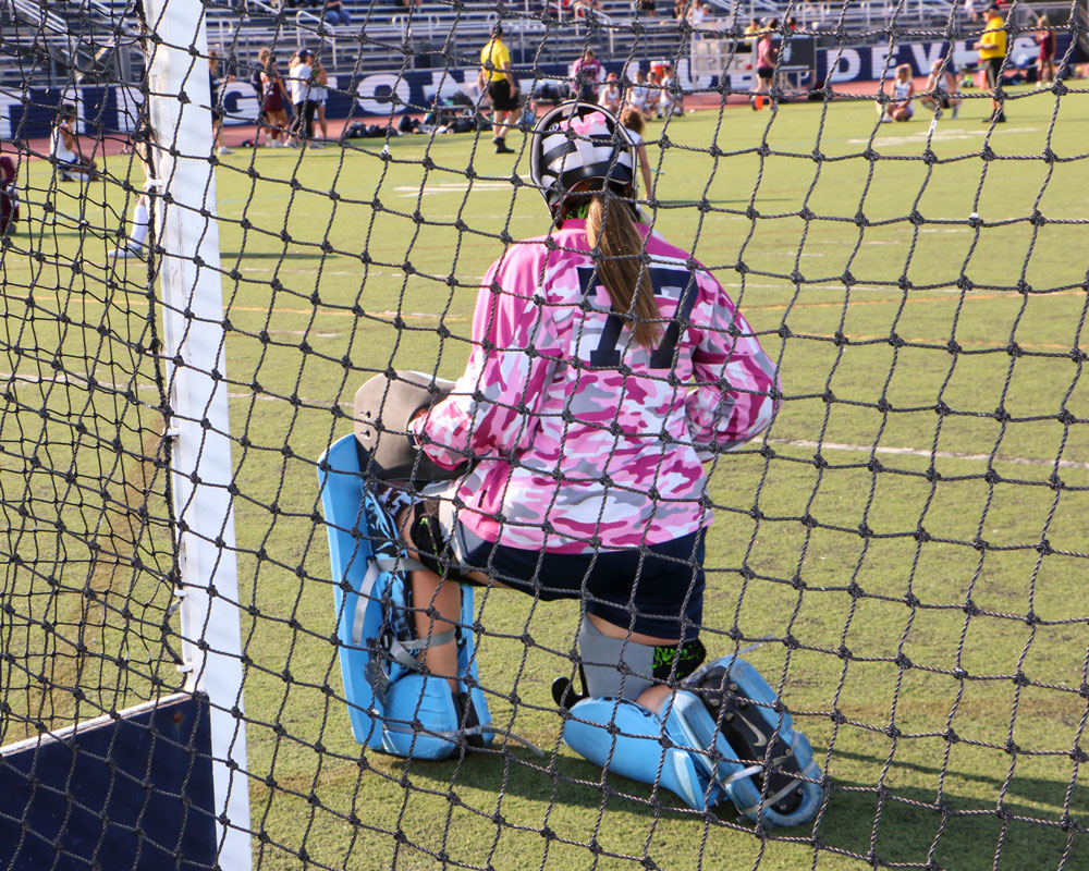 Julie Rogel stopped 118 shots in goal for Huntington. (Darin Reed photo.)