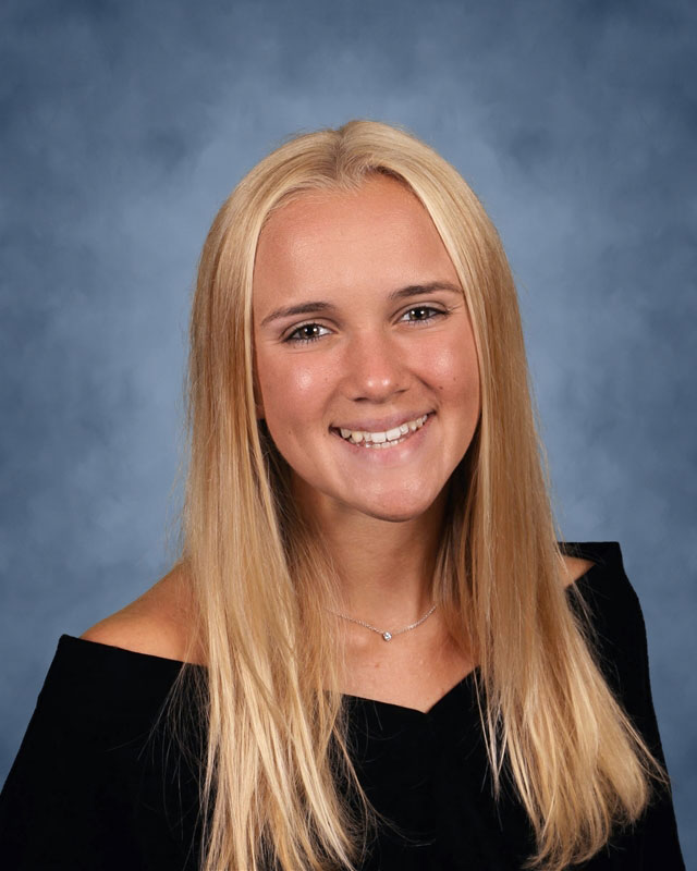 Huntington senior Alexandra Gerbavsits has garnered the Suffolk Zone Award.