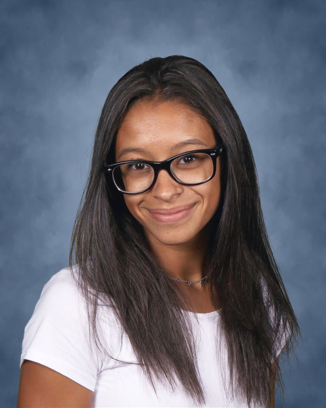 Huntington sophomore track star Analisse Batista.