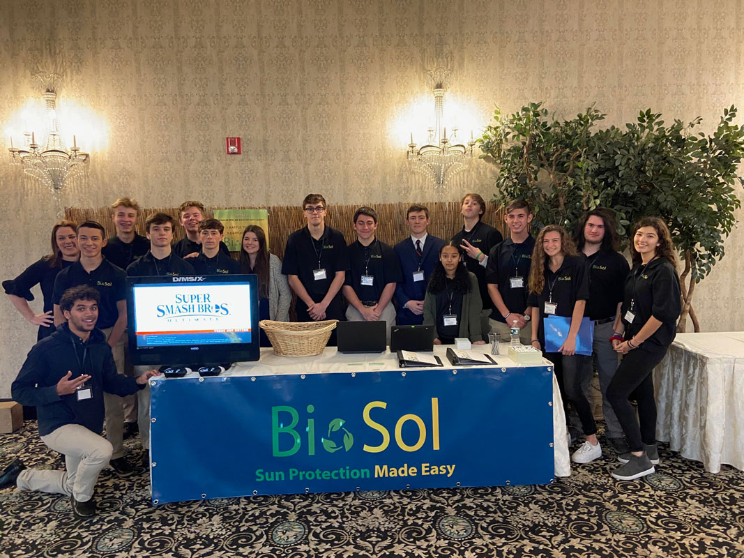 BioSol company team at the East End networking luncheon in Wading River 
