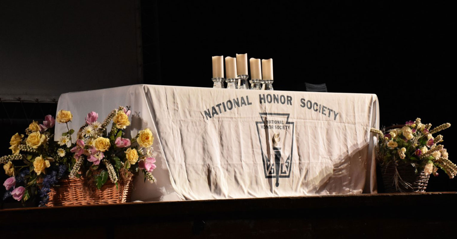 This marked the Huntington National Honor Society chapter's 66th annual induction. (Madelyn Reed photo.)