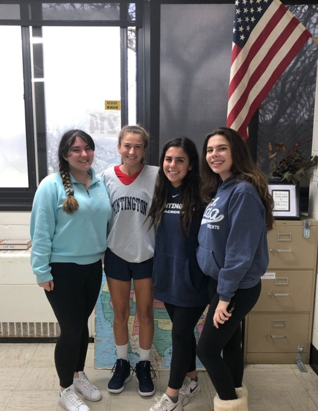 Interact officers Aly Kustera, Alexa Amorison, Bella Algieri and Bella DiBenedetto.