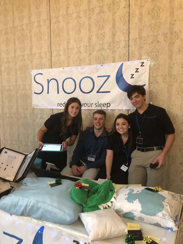 Snooz³ company executives at the East End networking luncheon in Wading River 