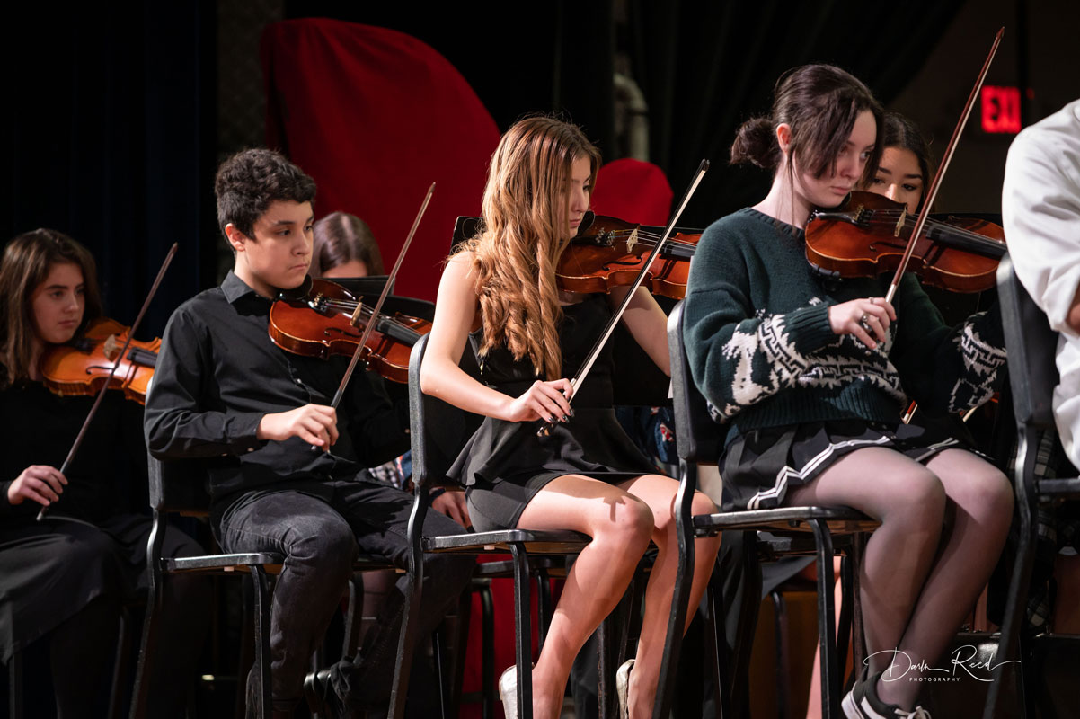 Huntington UFSD is well-known for its strong strings program. (Darin Reed photo)