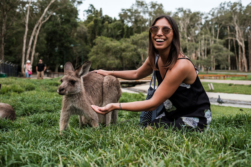 Huntington alum Maya Bengston in Gold Coast, Australia.