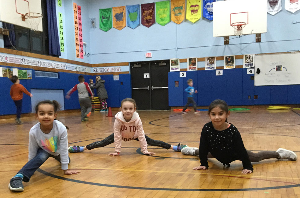 Southdown School students sure are flexible 