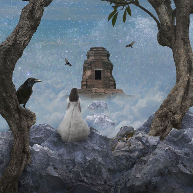 Declan Boyle's Journey to  the Center of the Clouds artwork.