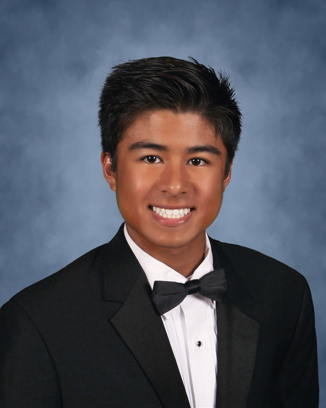 Huntington High School senior Nathan Gamboa.