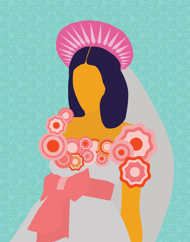 Camille Moscato's Dama de Una Corona artwork.