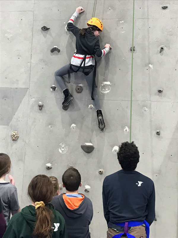 Huntington sixth graders enjoyed all sorts of new experiences at Greenkill. 