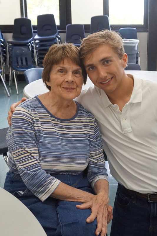 Grandfriends club members bonded with last May's prom-goers.