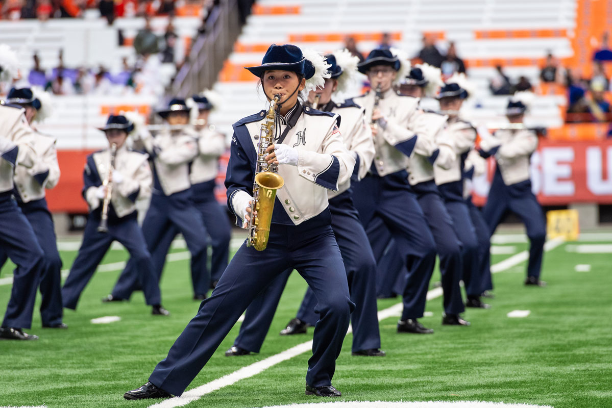 The Blue Devil marching band is comprised of exceptional musicians. (Darin Reed photo (3)