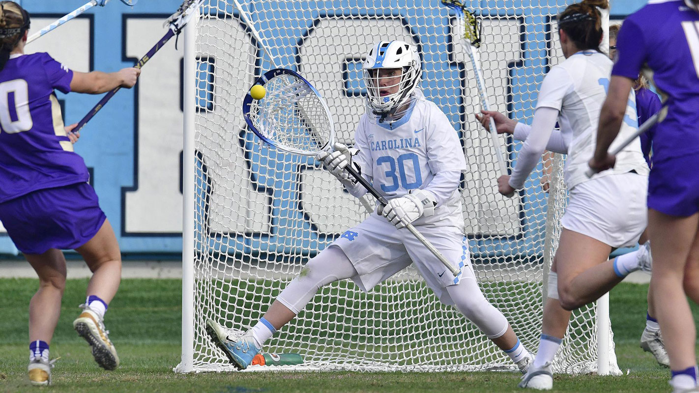 Huntington alum Taylor Moreno in action for the University of North Carolina at Chapel Hill.