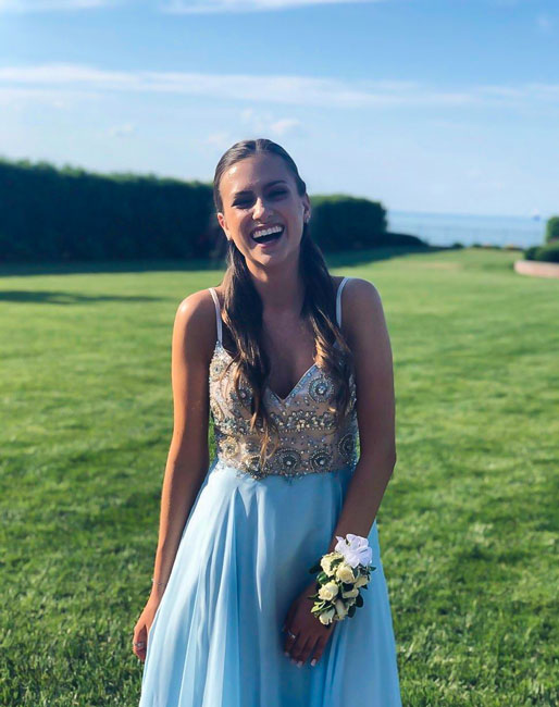 Huntington senior Anna Crockett's smile can't be beat. 