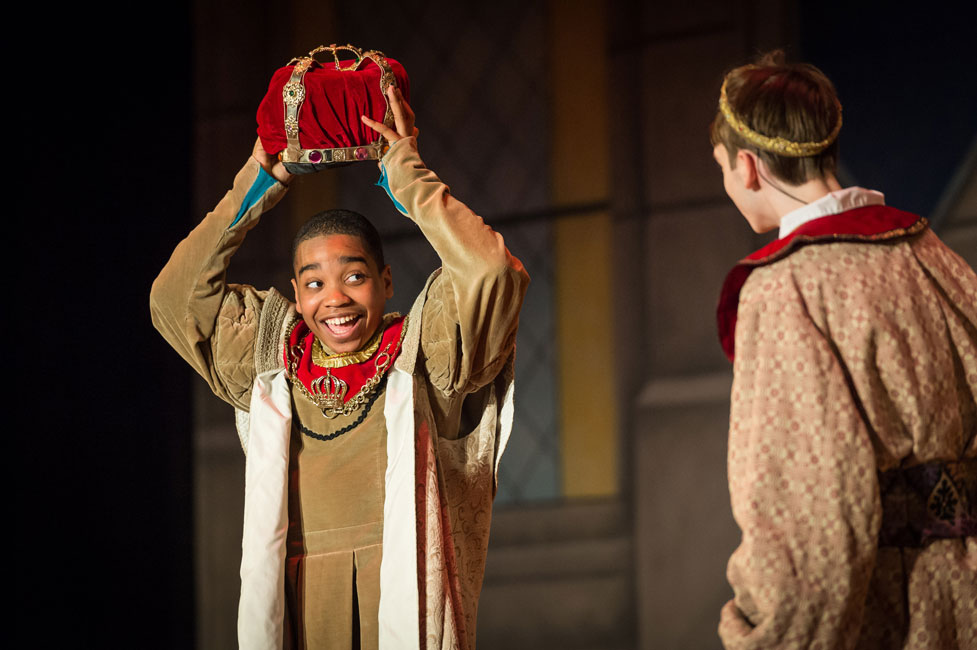 Robert Jean-Gilles has graced the stage for several Huntington drama club productions. (Darin Reed photo.