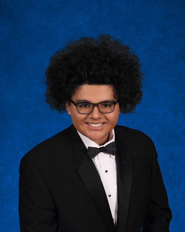 Huntington High School senior Oscar Bonilla