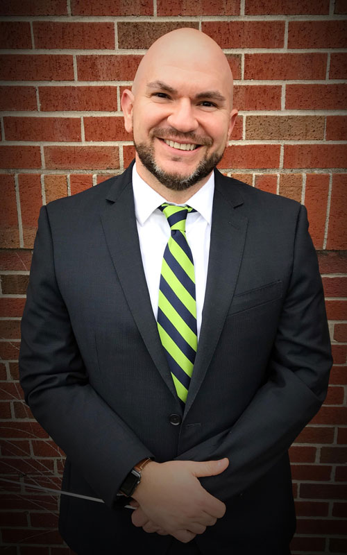 J. Taylor Finley Middle School music teacher Frank Battista.