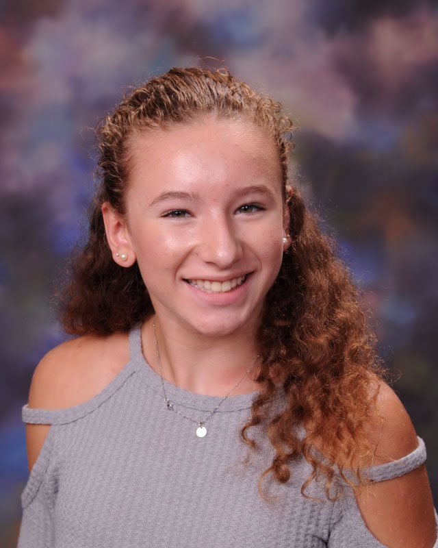 Huntington High School junior Baylie Larsen 