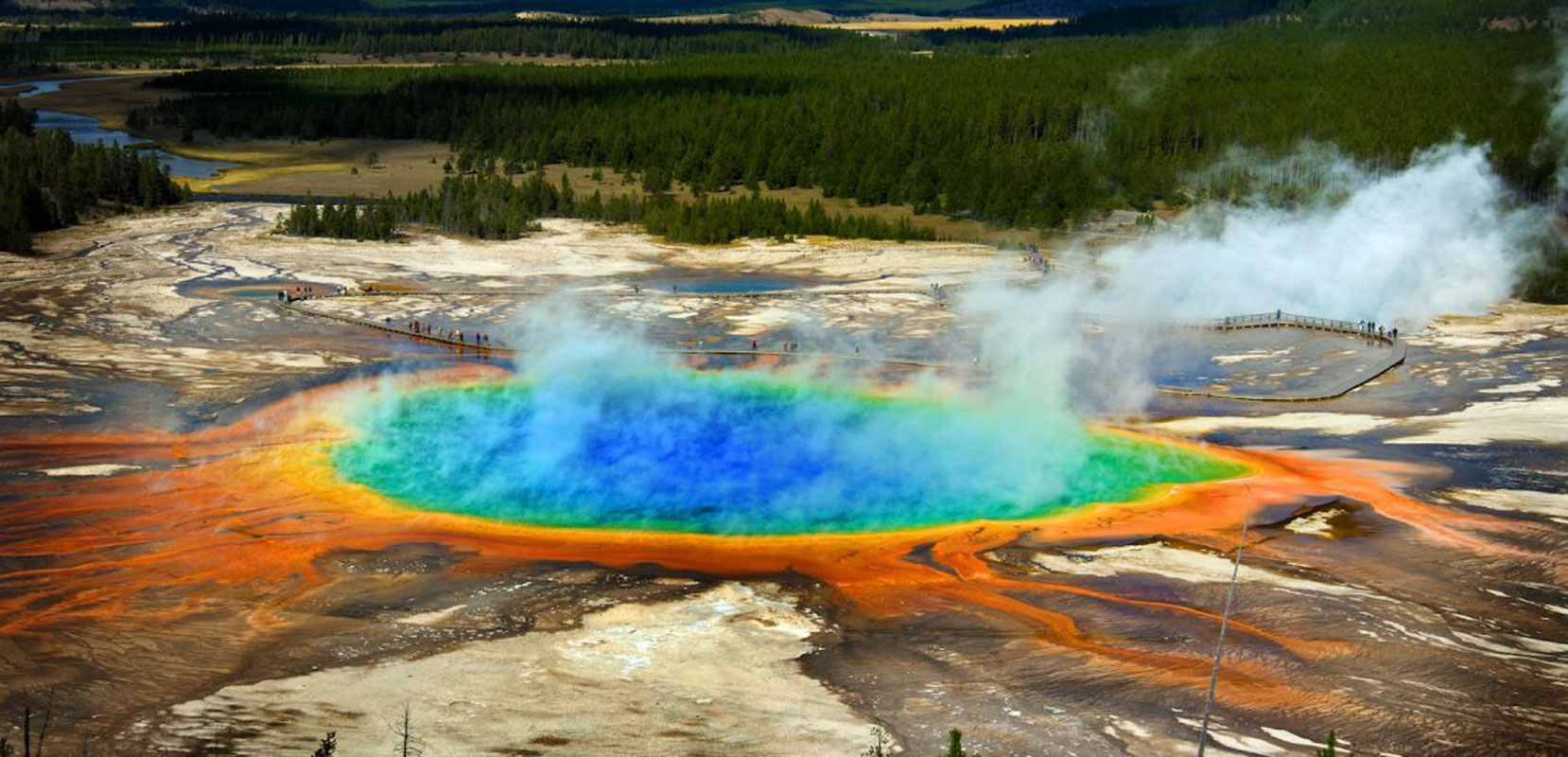 Huntington senior Graham Young spent a week working and learning in Yellowstone National Park. 