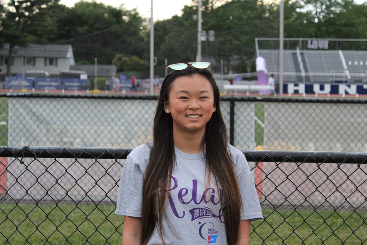 Haley Mortell at last year's Relay For Life at Huntington High School.