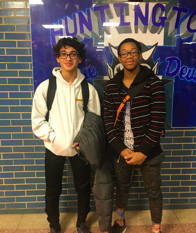 Samuel James and Jahmar Francis are two of the top young high school runners in the nation.