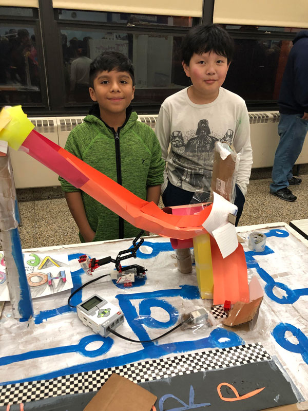 Jack Abrams STEM Magnet School's sixth grade invention convention featured many proud students.