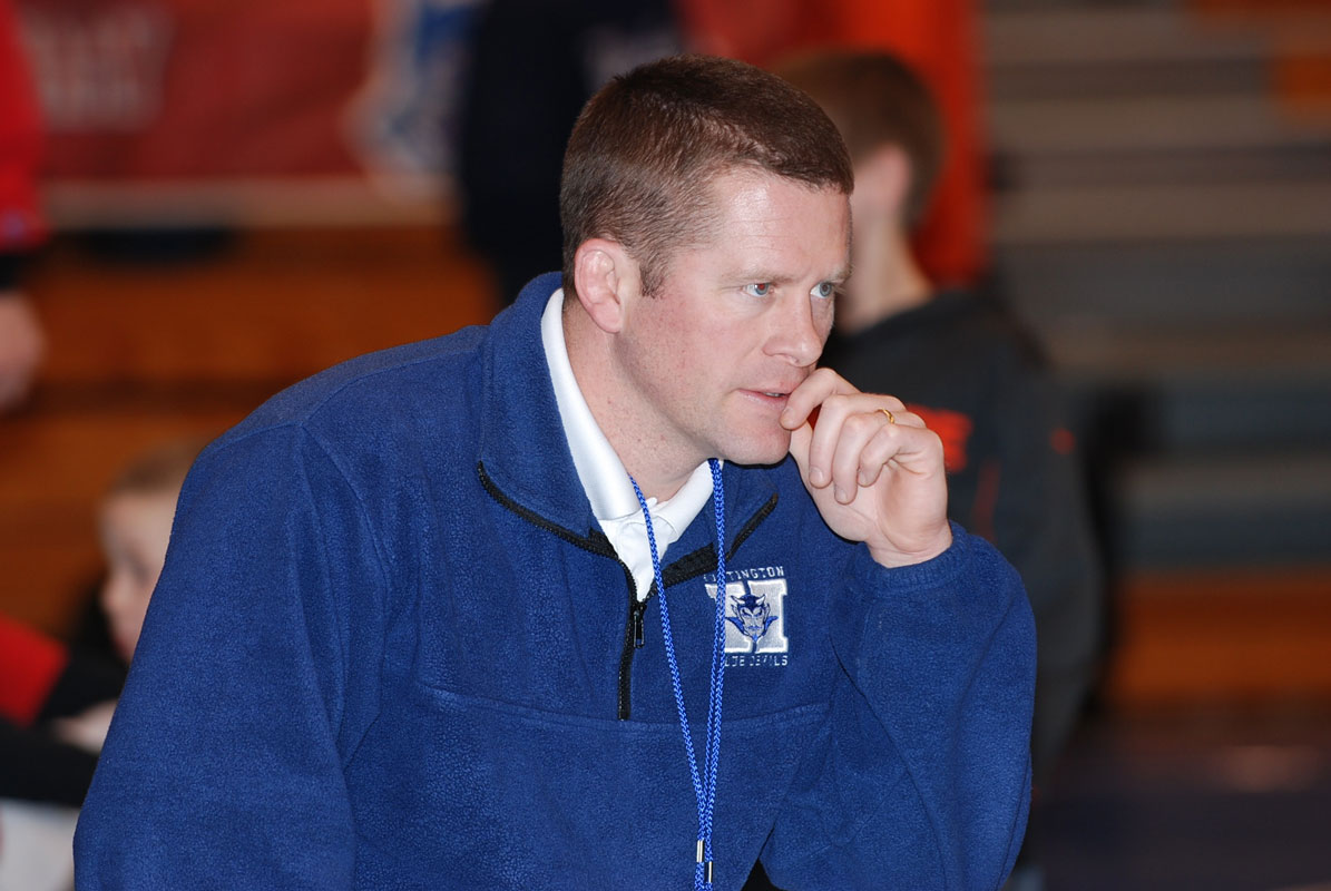 Travis Smith is the Finley wrestling team's assistant coach.