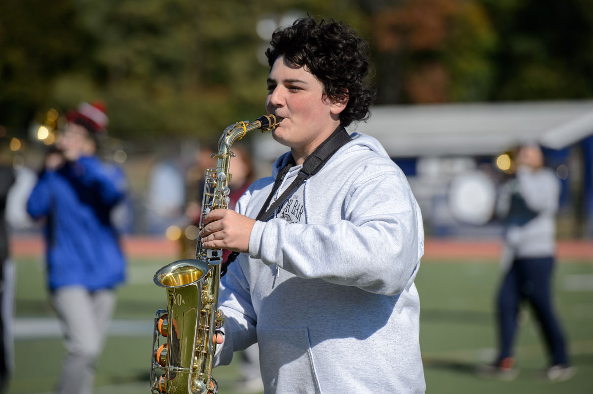 Oskar Kilgour is capable of playing multiple musical instruments. (Darin Reed photo.)