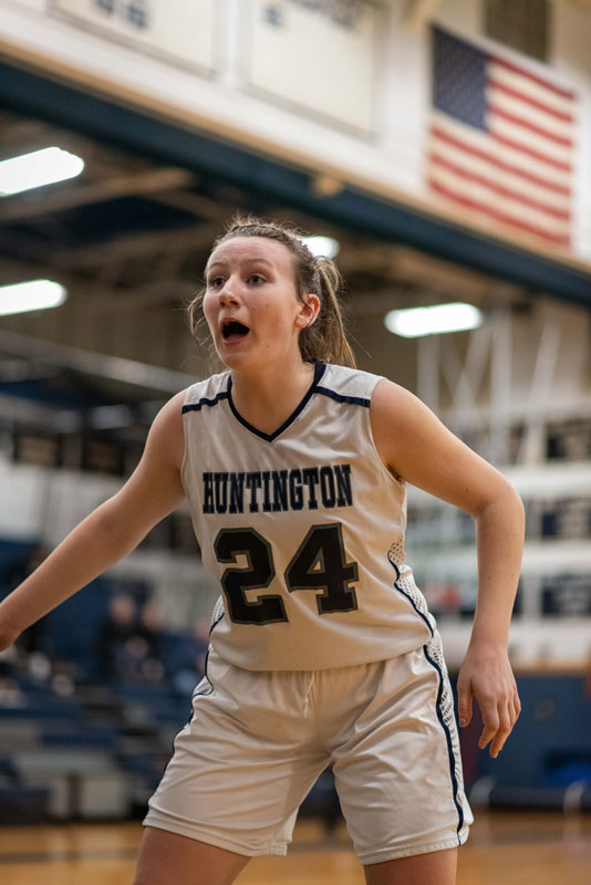 Huntington junior Holly Wright. (Darin Reed photo.)