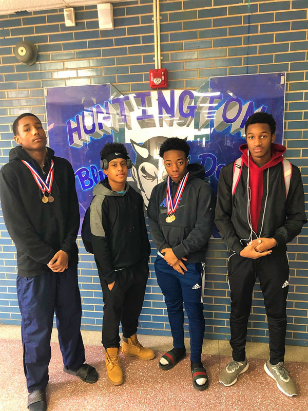 The sophomore 4x200m relay of Bryce Robinson, Josiah Melendez, Nasir Youngblood and Anthony Joseph won a gold medal.