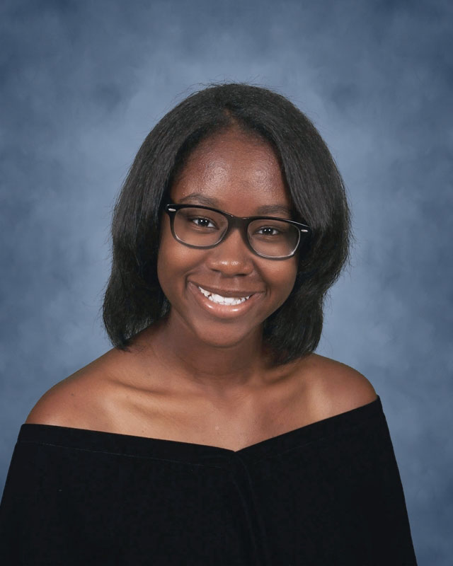 Huntington Class of 2019 member Ashanna Archibald captured the Nassau Police Running Club scholarship.
