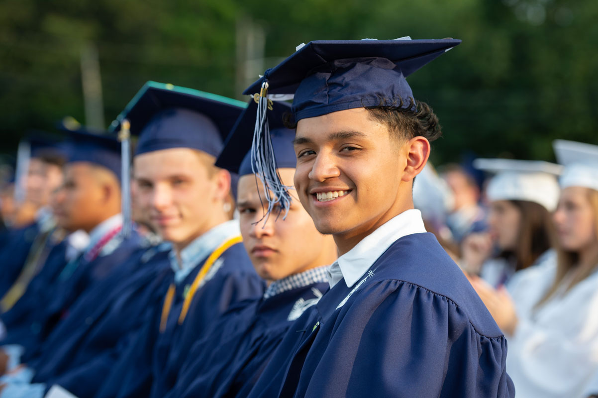 Huntington's Class of 2019 captured millions of dollars in awards and scholarships (Darin Reed photo.)