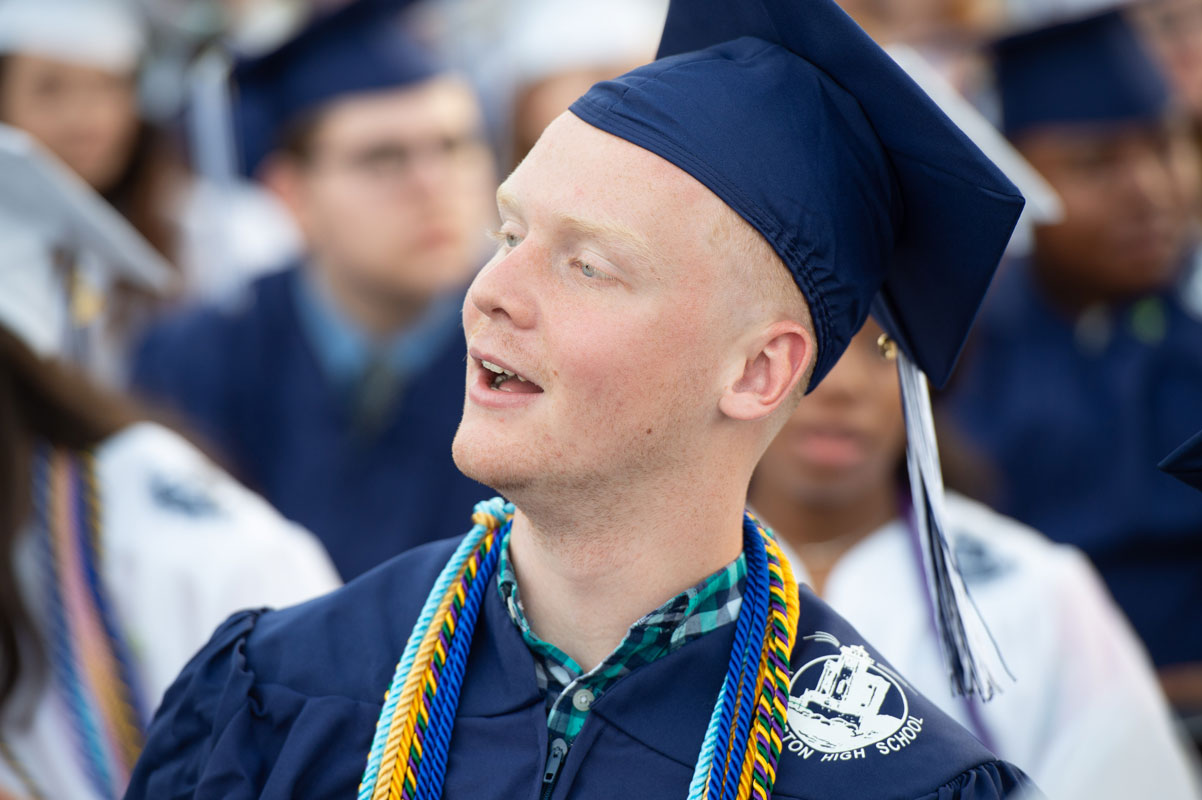 Huntington Class of 2019 member Henry Cartwright. (Darin Reed photo.)