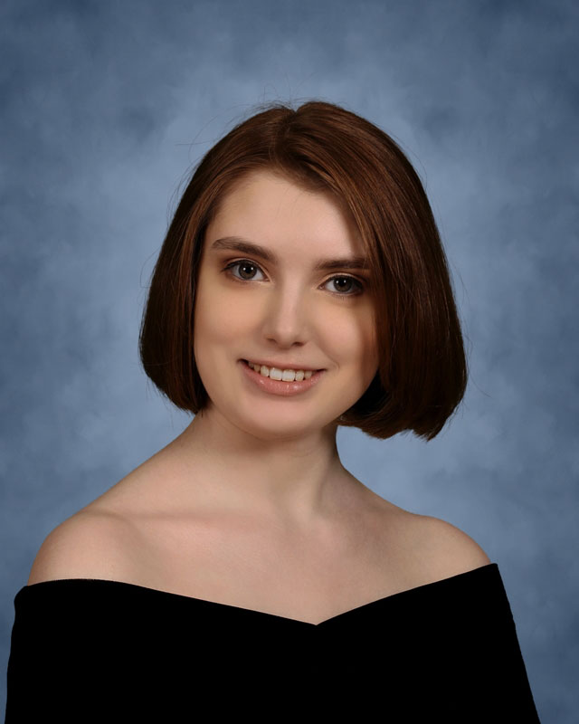 Ithaca College bound Huntington 2019 graduate Julia Collins won the Promising Young Writer Award.